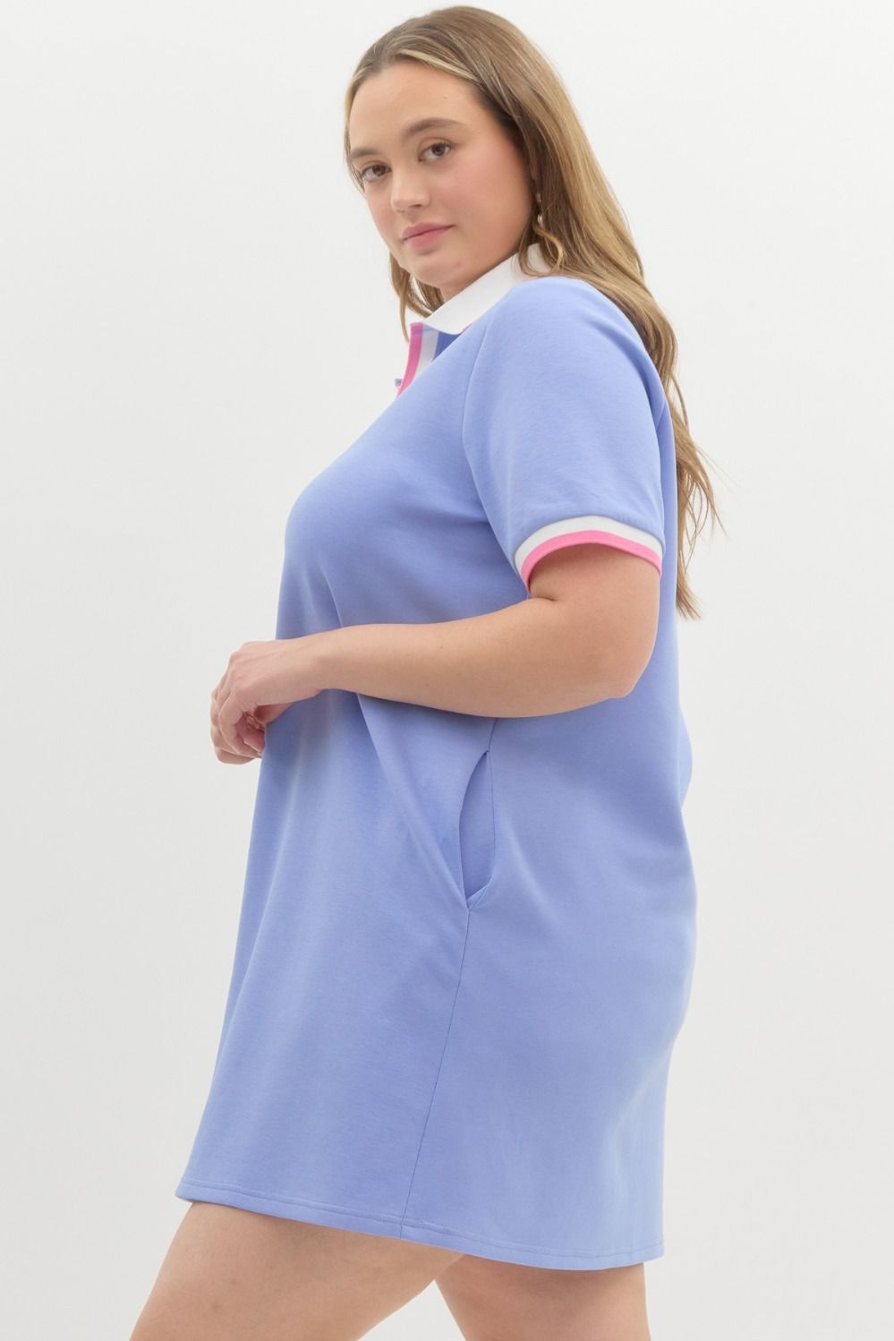 Plus size knit dress