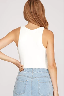Sleeveless bodysuit