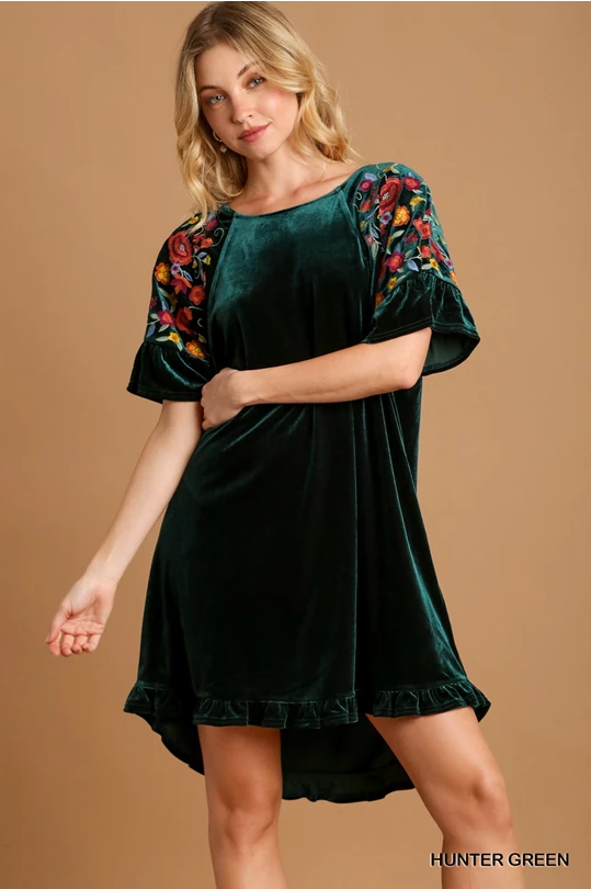 Velvet 2024 embroidered dress