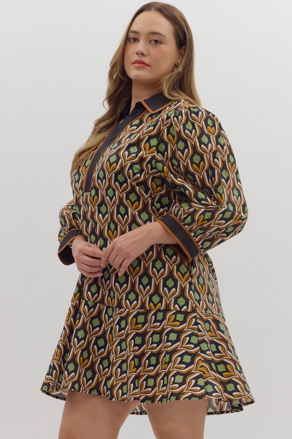 Entro Retro Bloom Cotton Dress