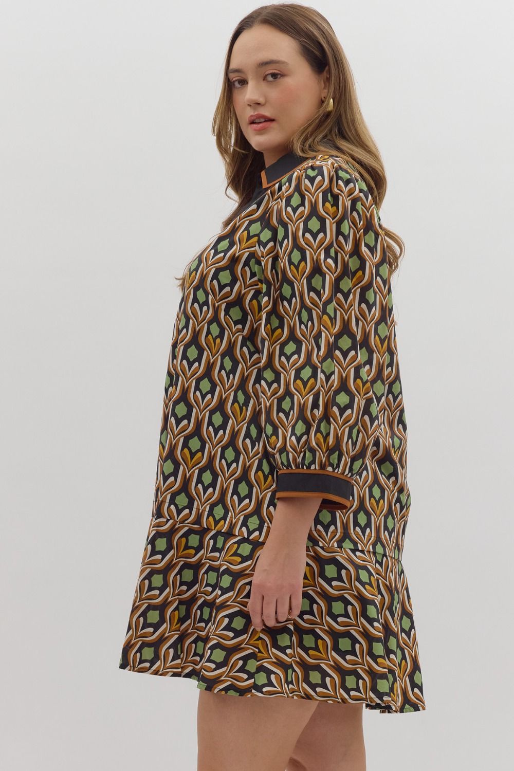 Entro Retro Bloom Cotton Dress