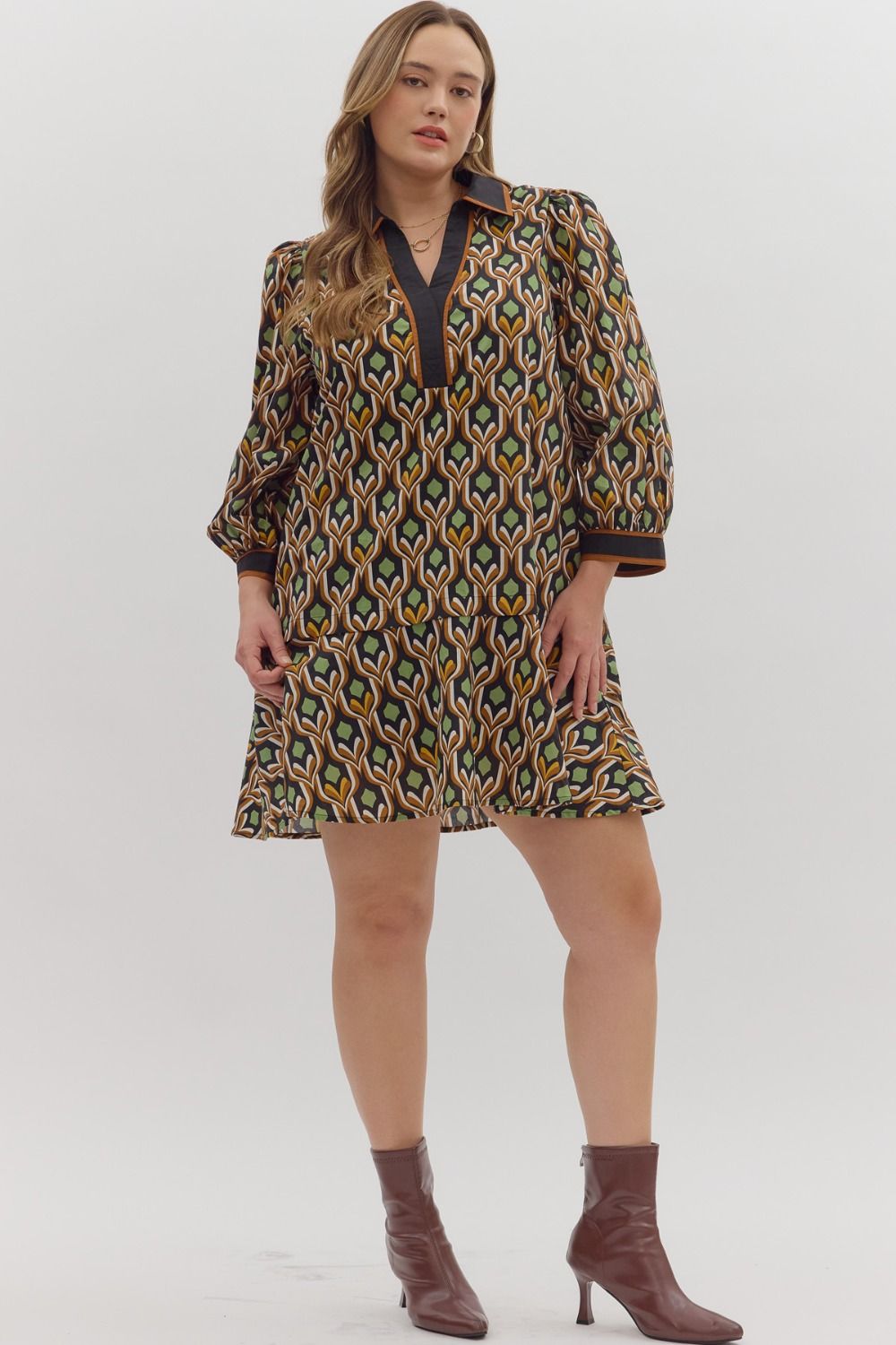 Entro Retro Bloom Cotton Dress