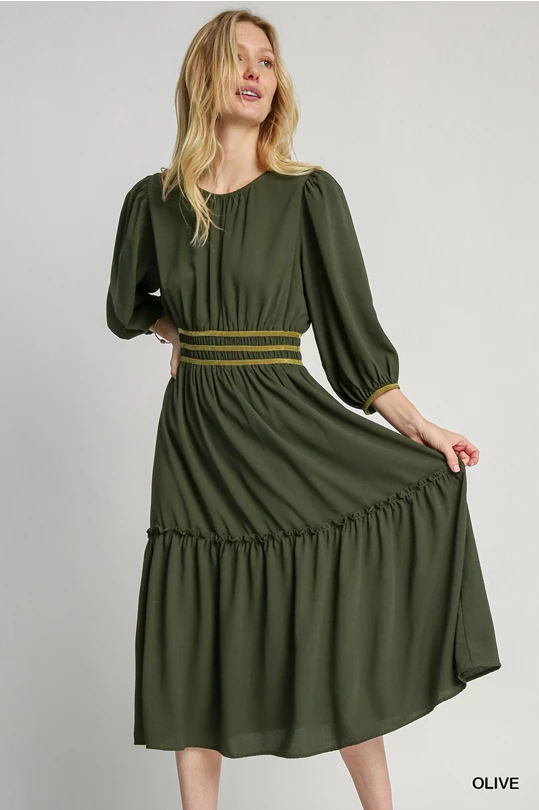 Olive Midi Dress