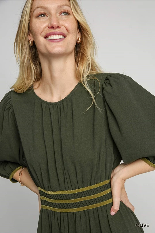 Olive Midi Dress