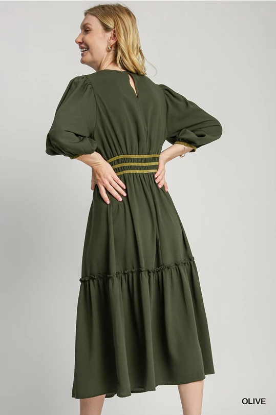 Olive Midi Dress