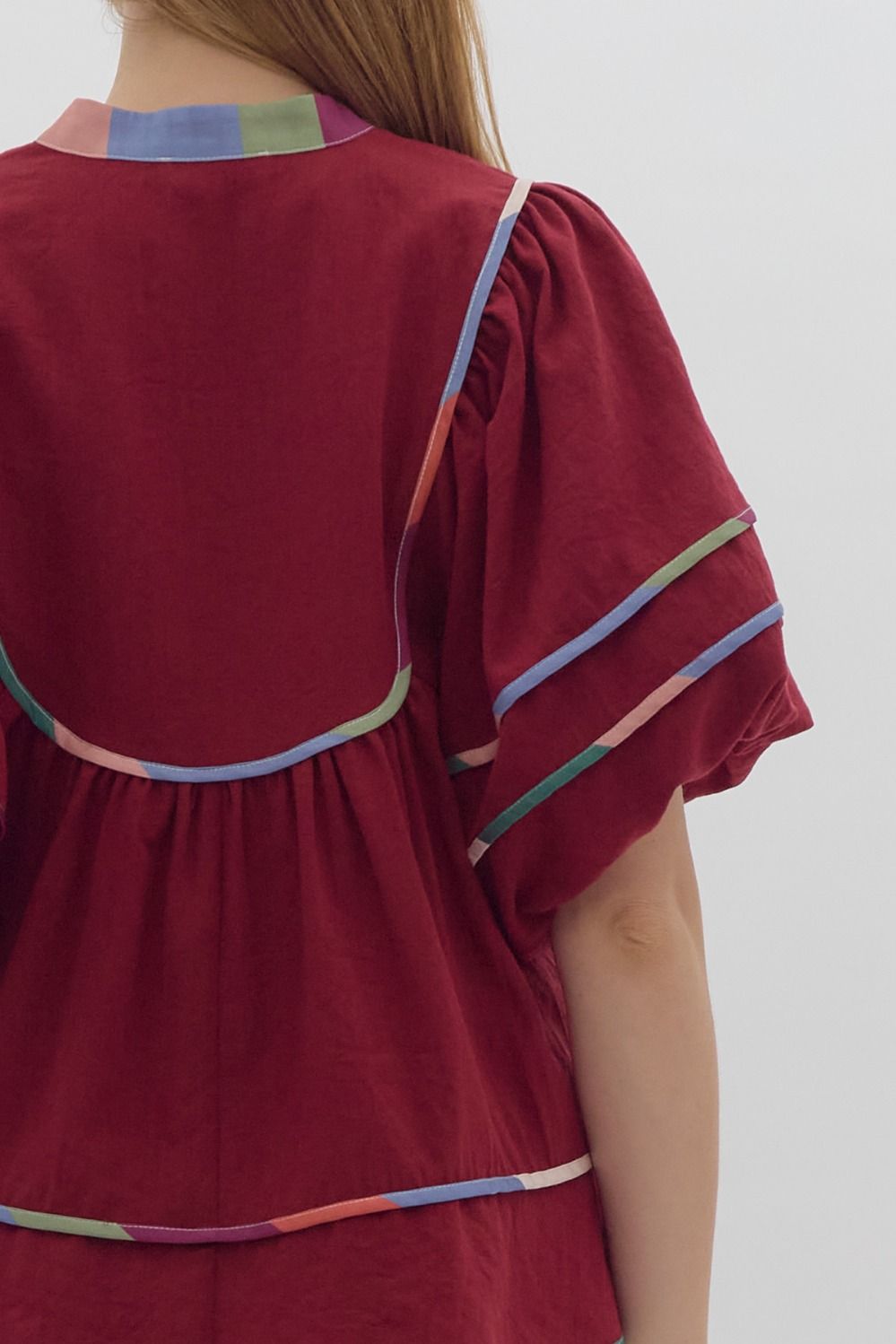 Puff sleeve top