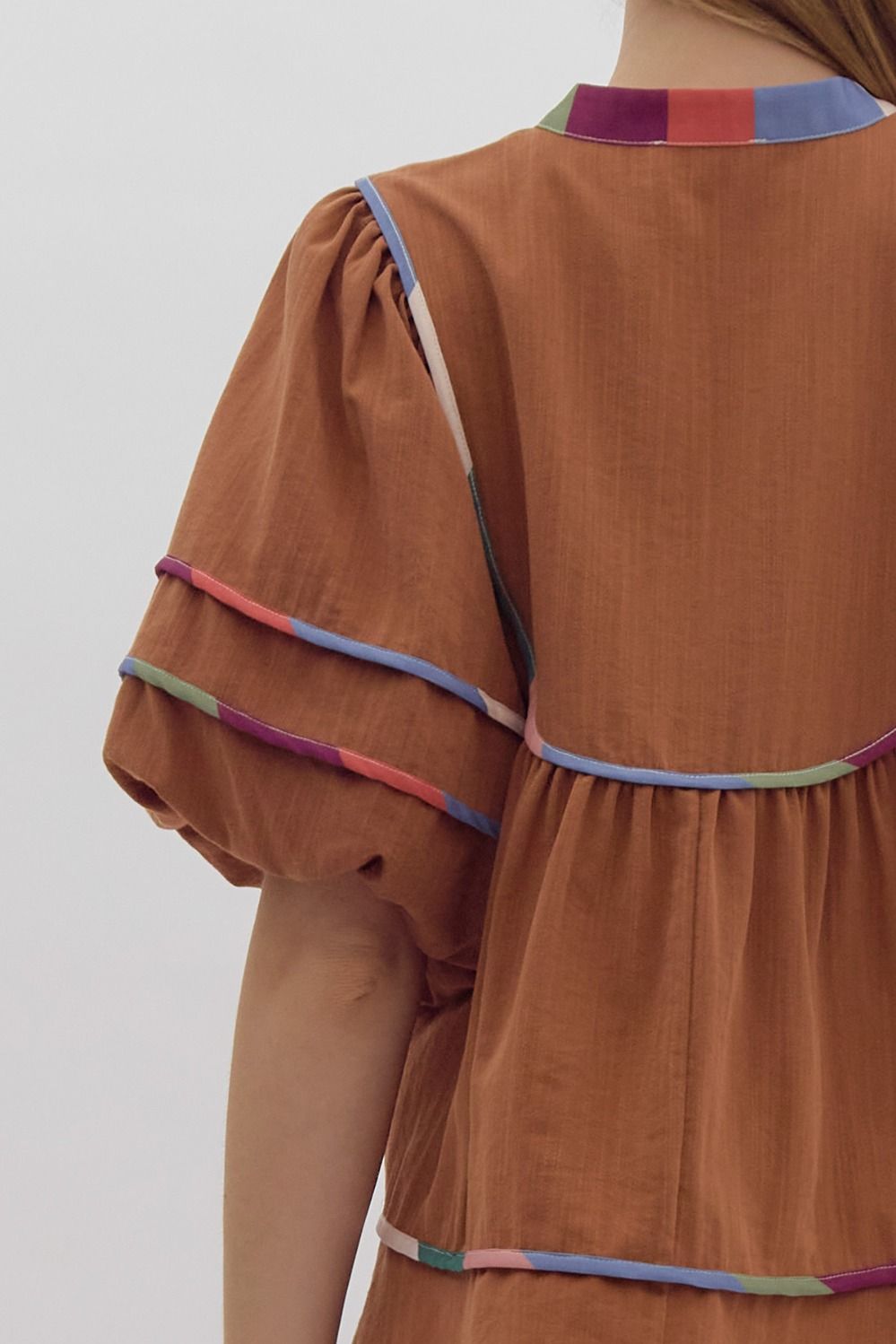 Puff sleeve top