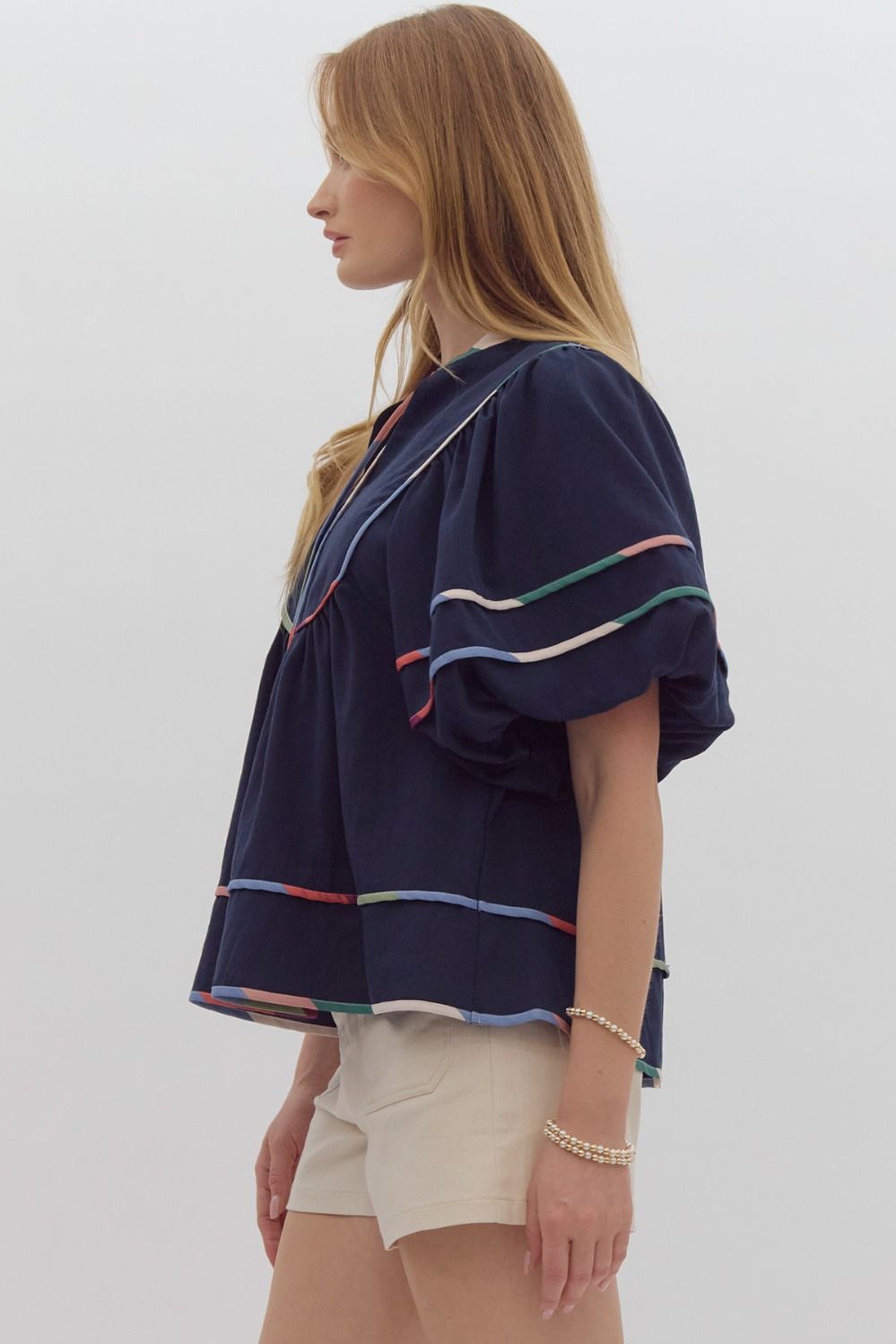 Puff sleeve top