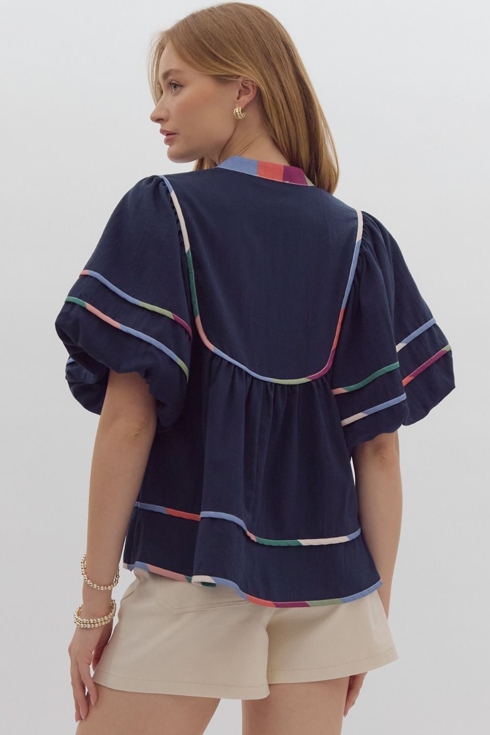Puff sleeve top