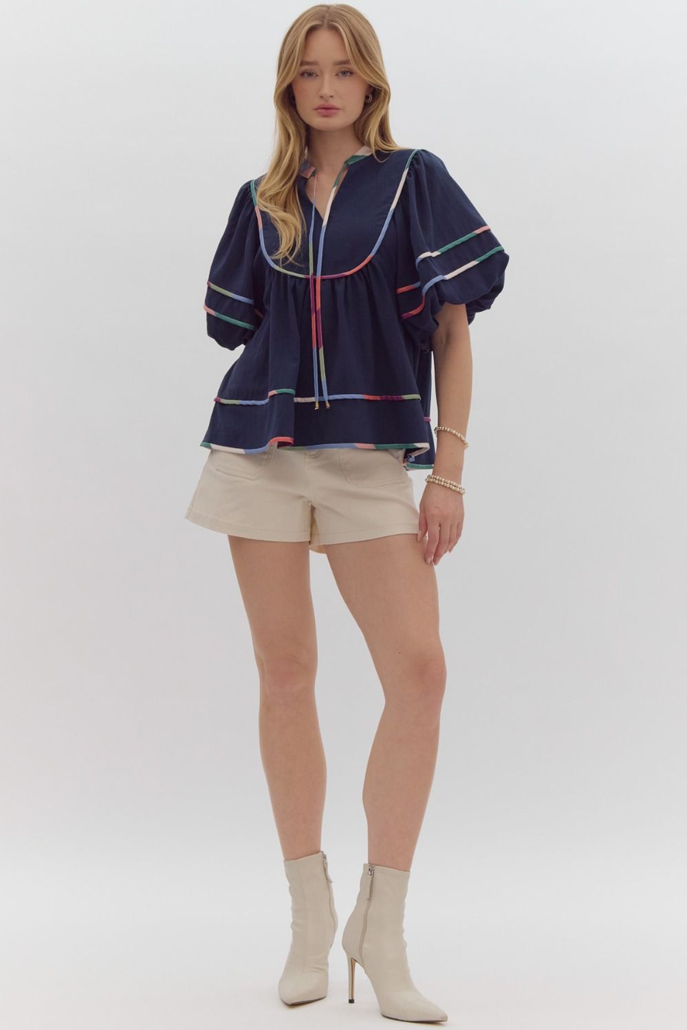 Puff sleeve top