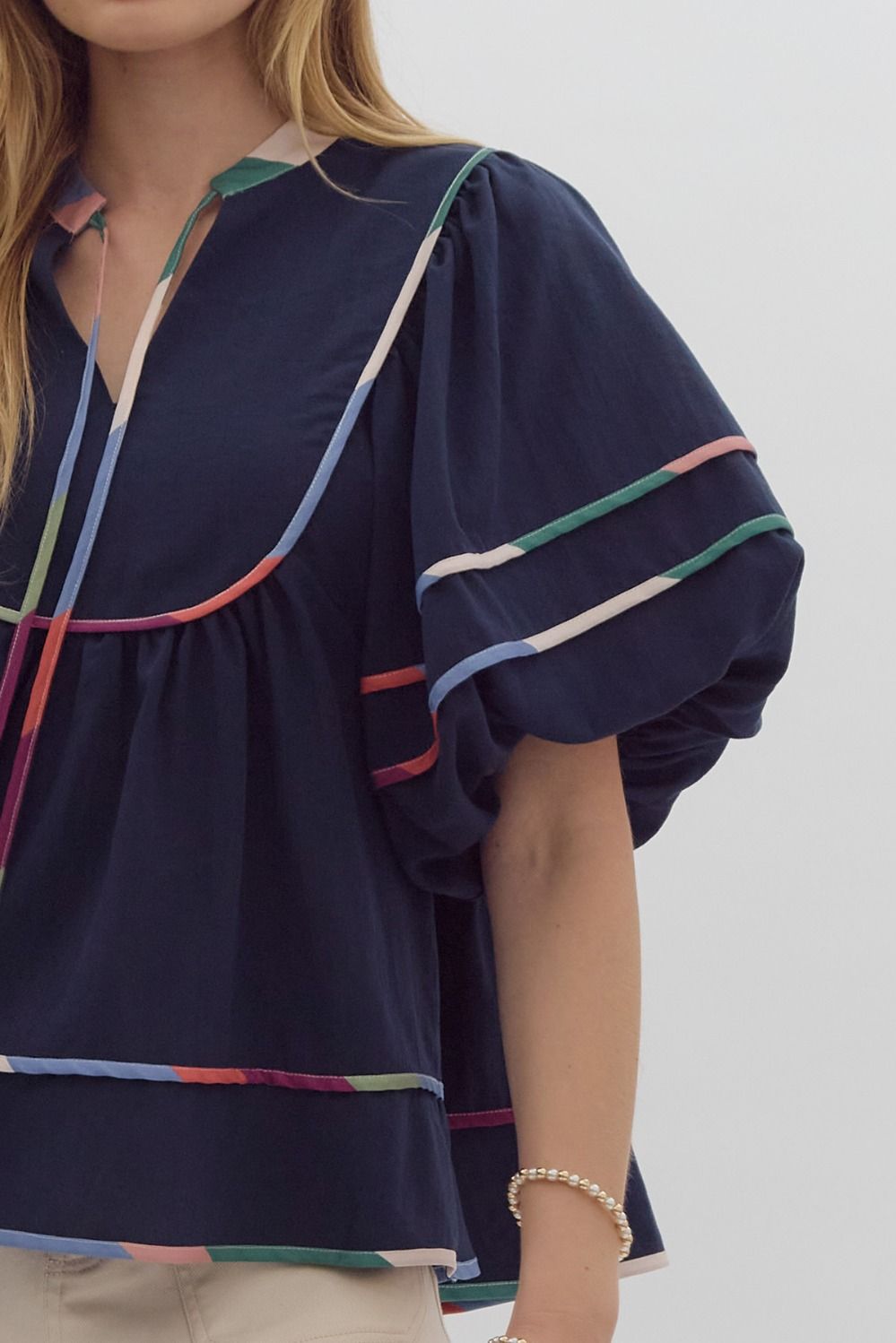 Puff sleeve top