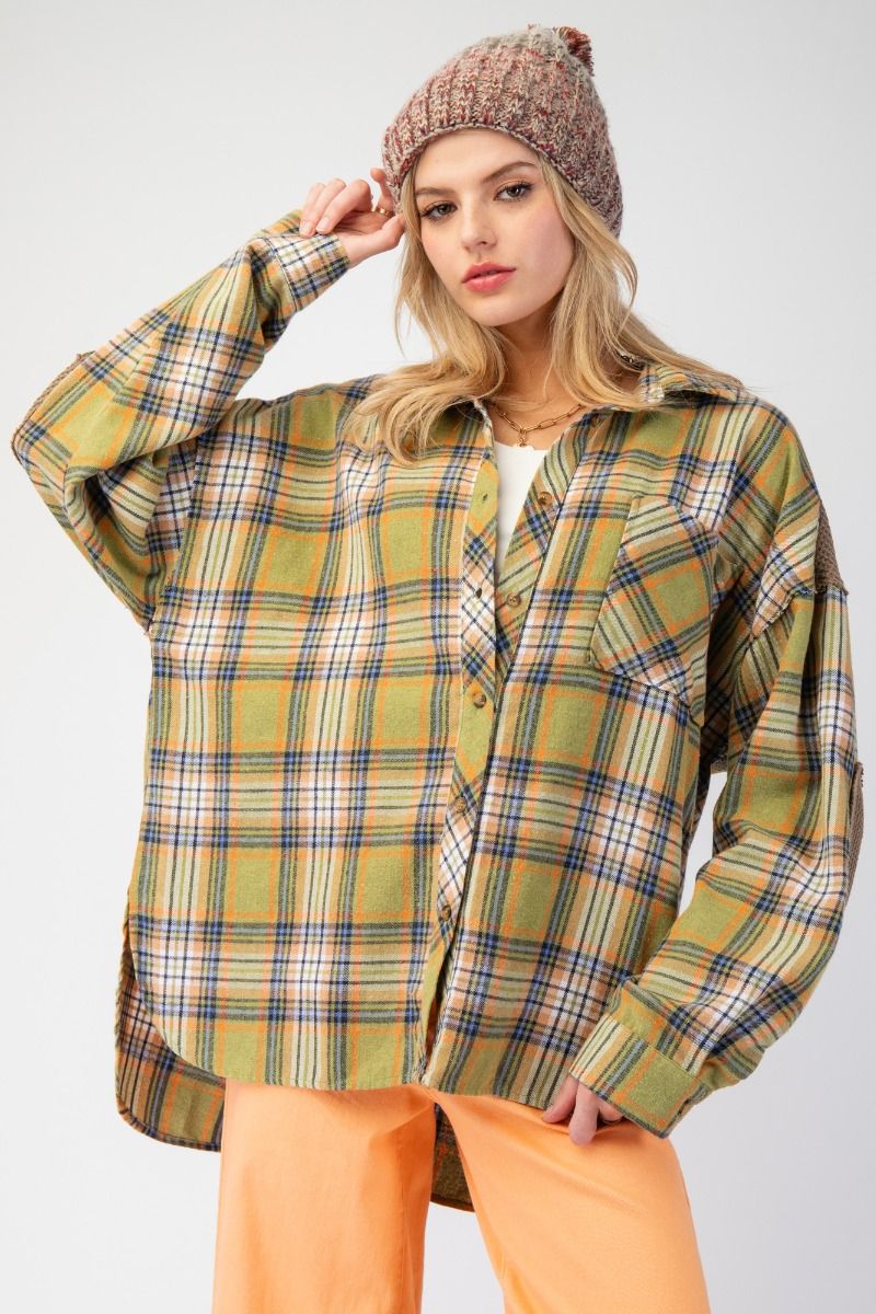 Lumberjack Plaid Flannel Top