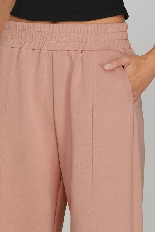 Rose athleisure pants