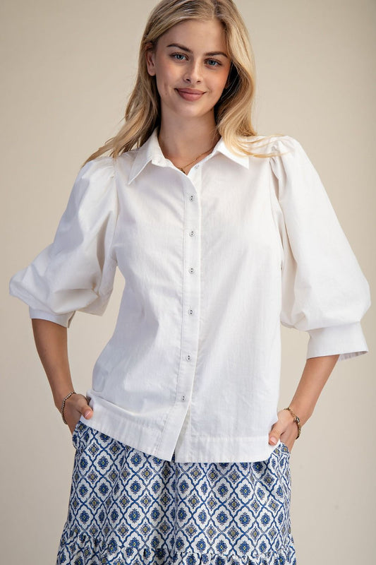 Easel white blouse