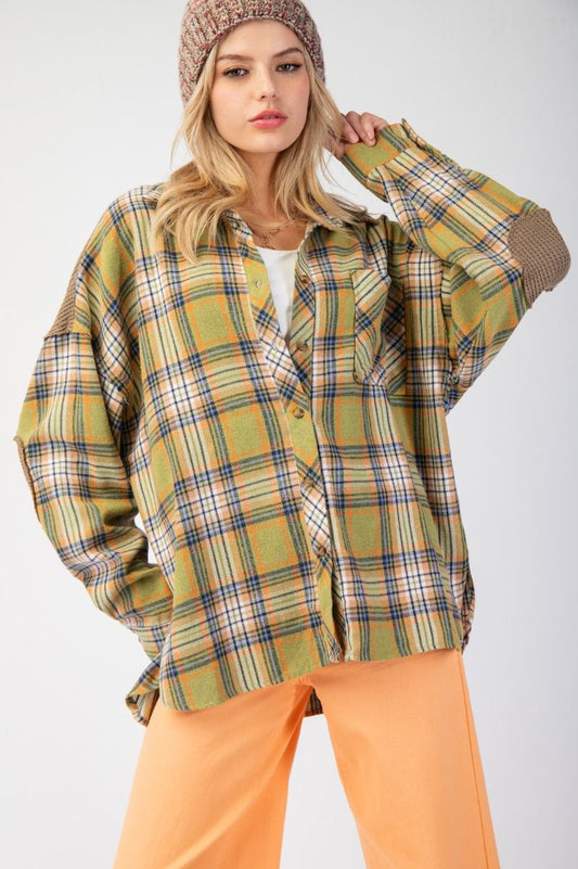 Lumberjack Plaid Flannel Top