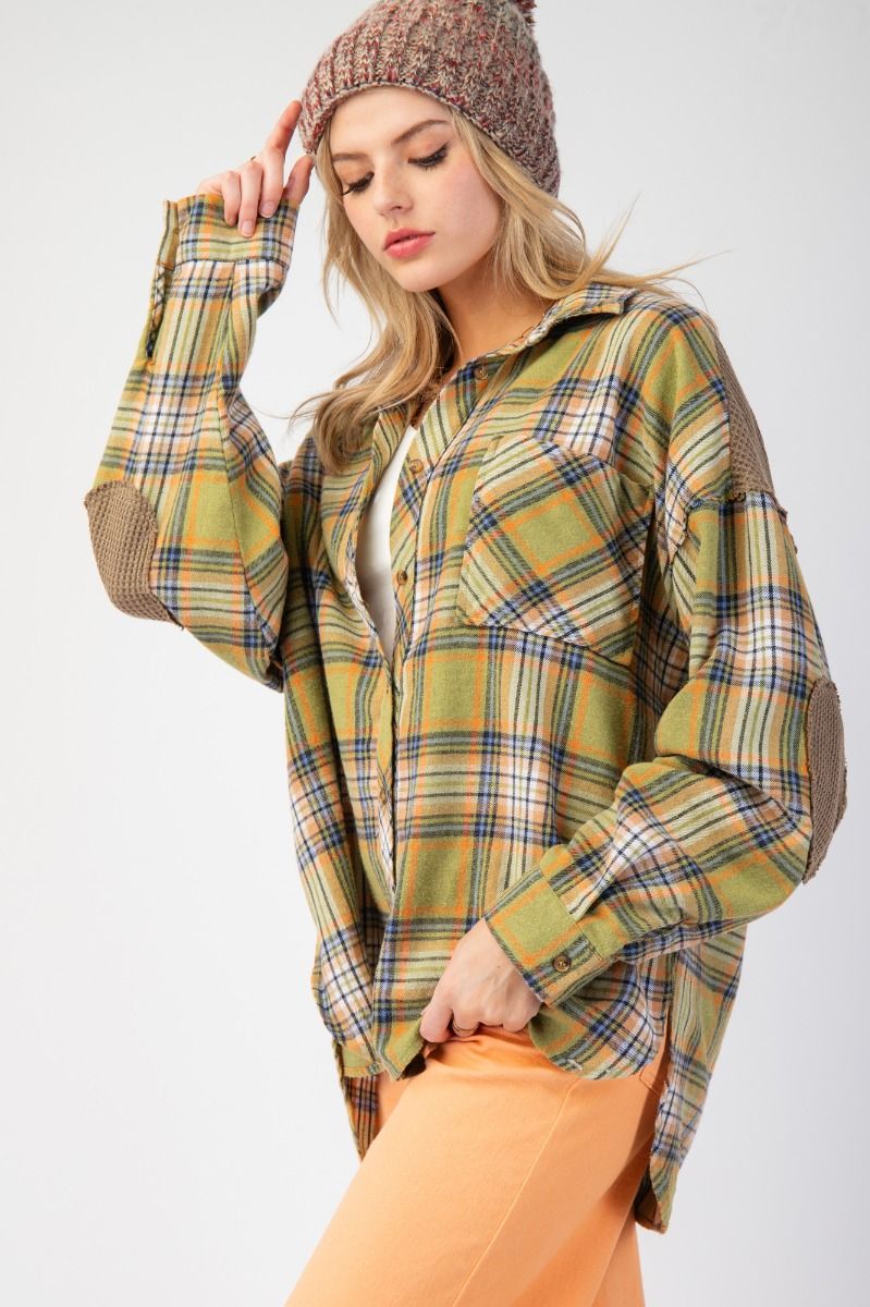 Lumberjack Plaid Flannel Top