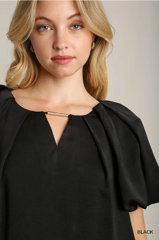 Easy elegance top - black