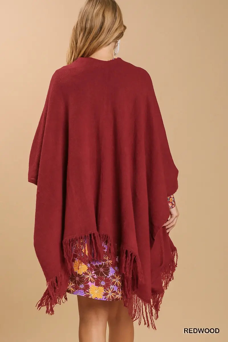 Umgee Cranberry Shawl