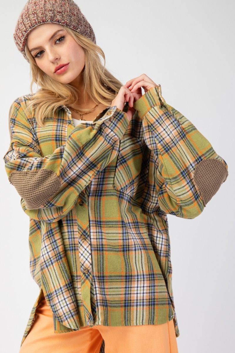 Lumberjack Plaid Flannel Top