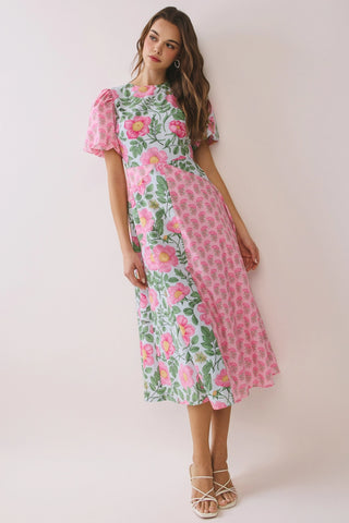 TCEC Garden Party Floral Midi Dress