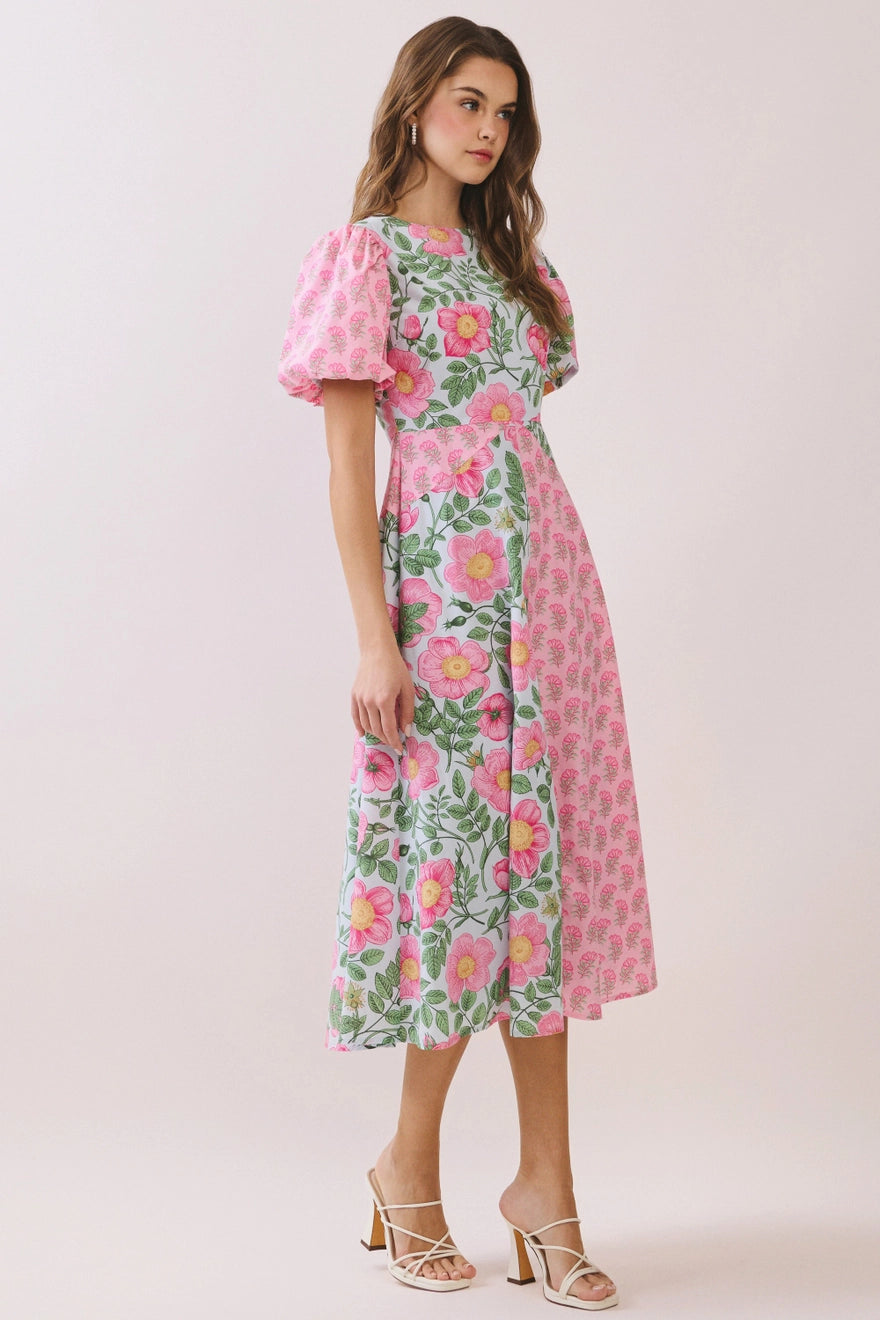 TCEC Garden Party Floral Midi Dress