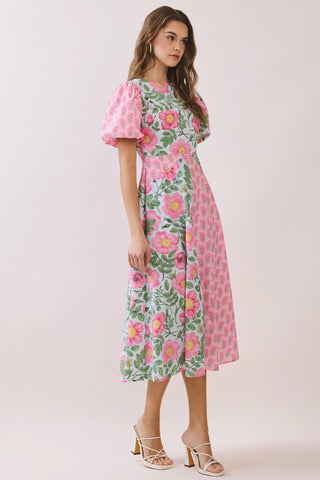 TCEC Garden Party Floral Midi Dress