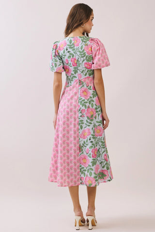 TCEC Garden Party Floral Midi Dress