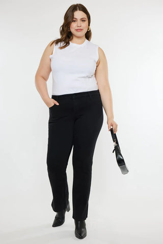Kancan black midrise boot cut