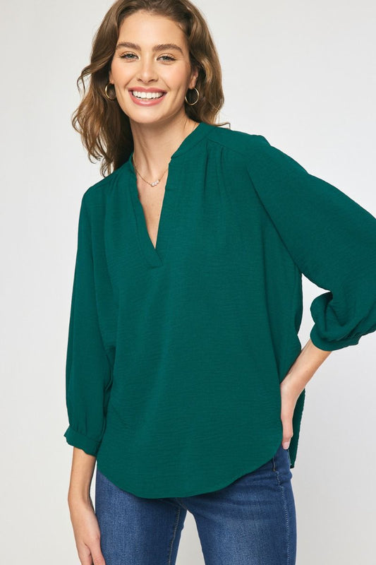 Hunter Green Top