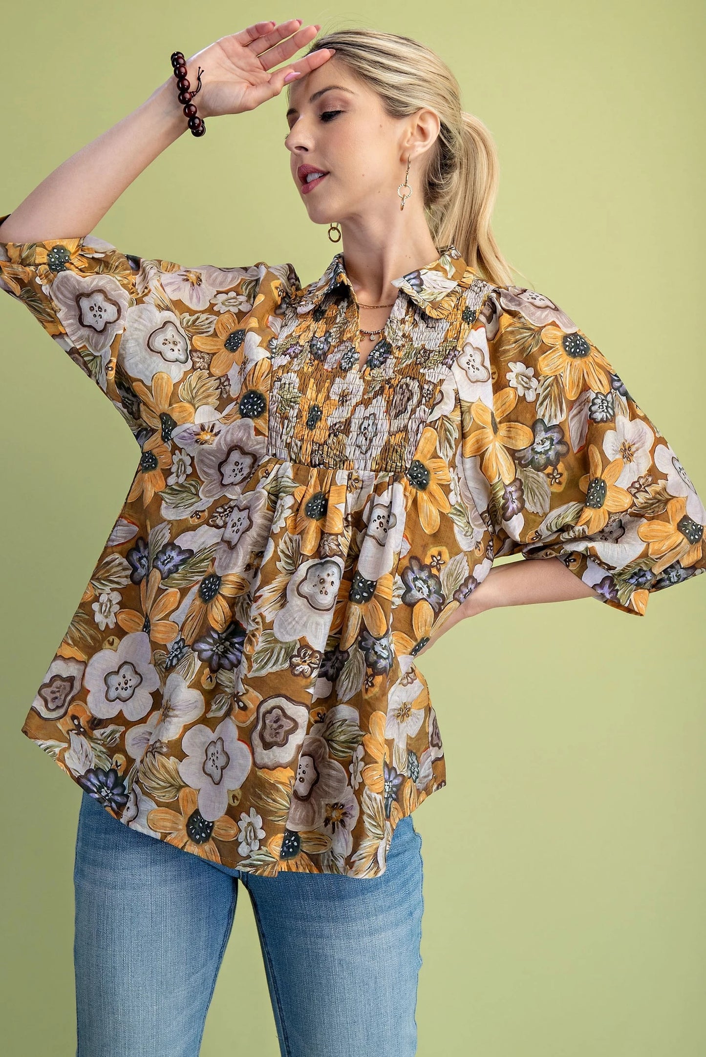 Golden Daisy top