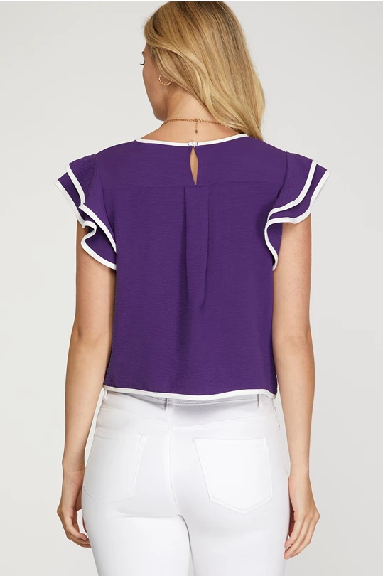 Purple Game Day Top