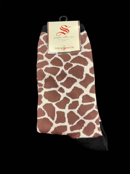 Socksmith giraffe print sock