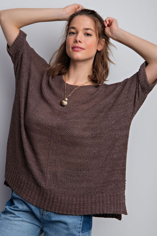 It’s a breeze sweater knit top