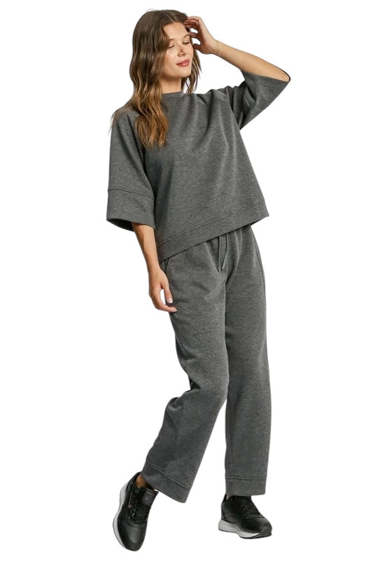 Charcoal sweat pants