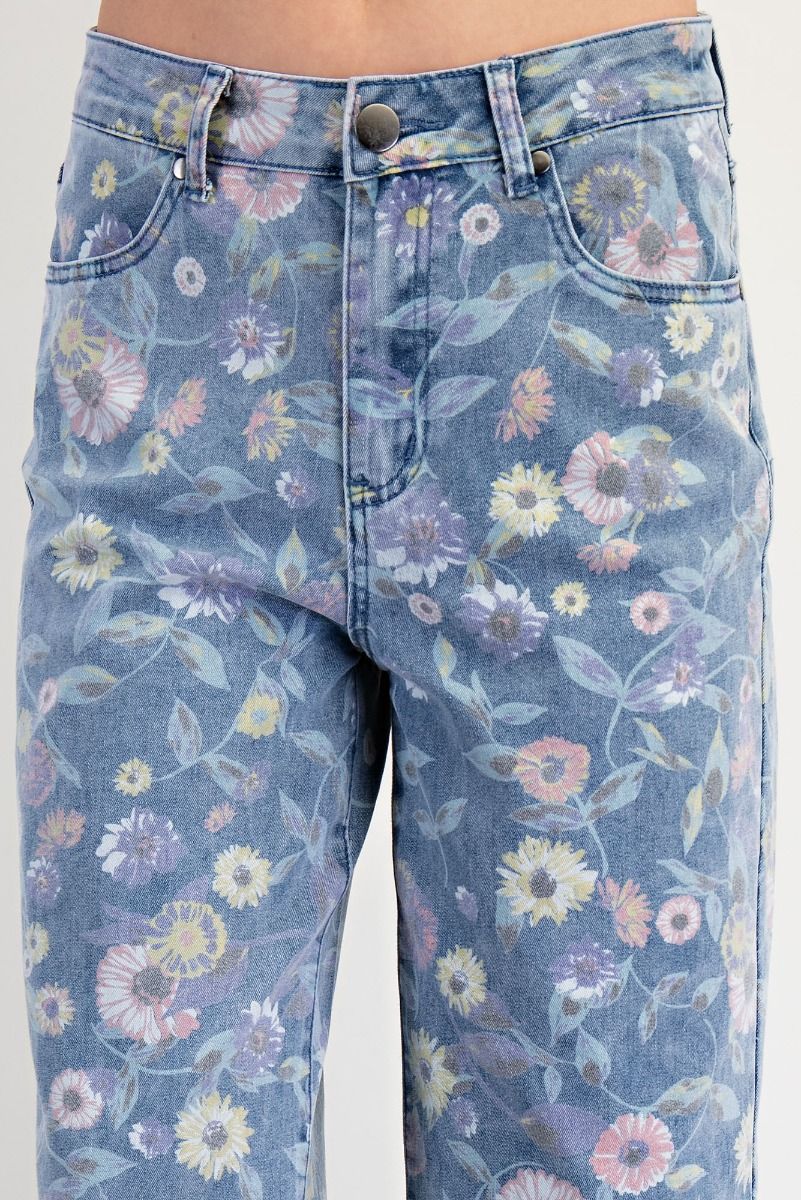 Flower power jeans