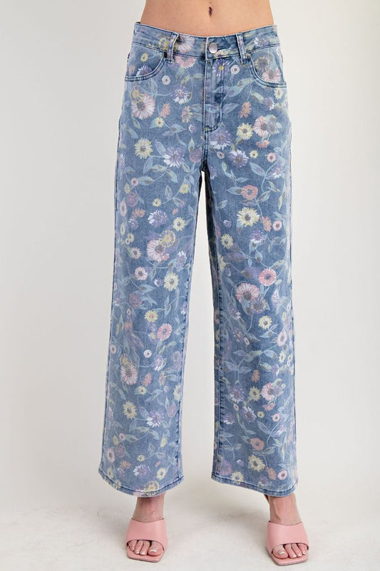 Flower power jeans