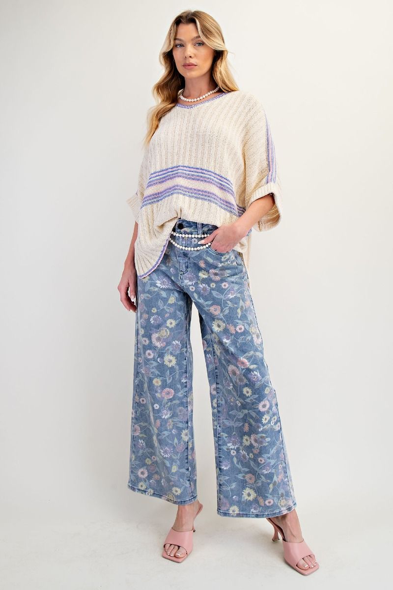 Flower power jeans