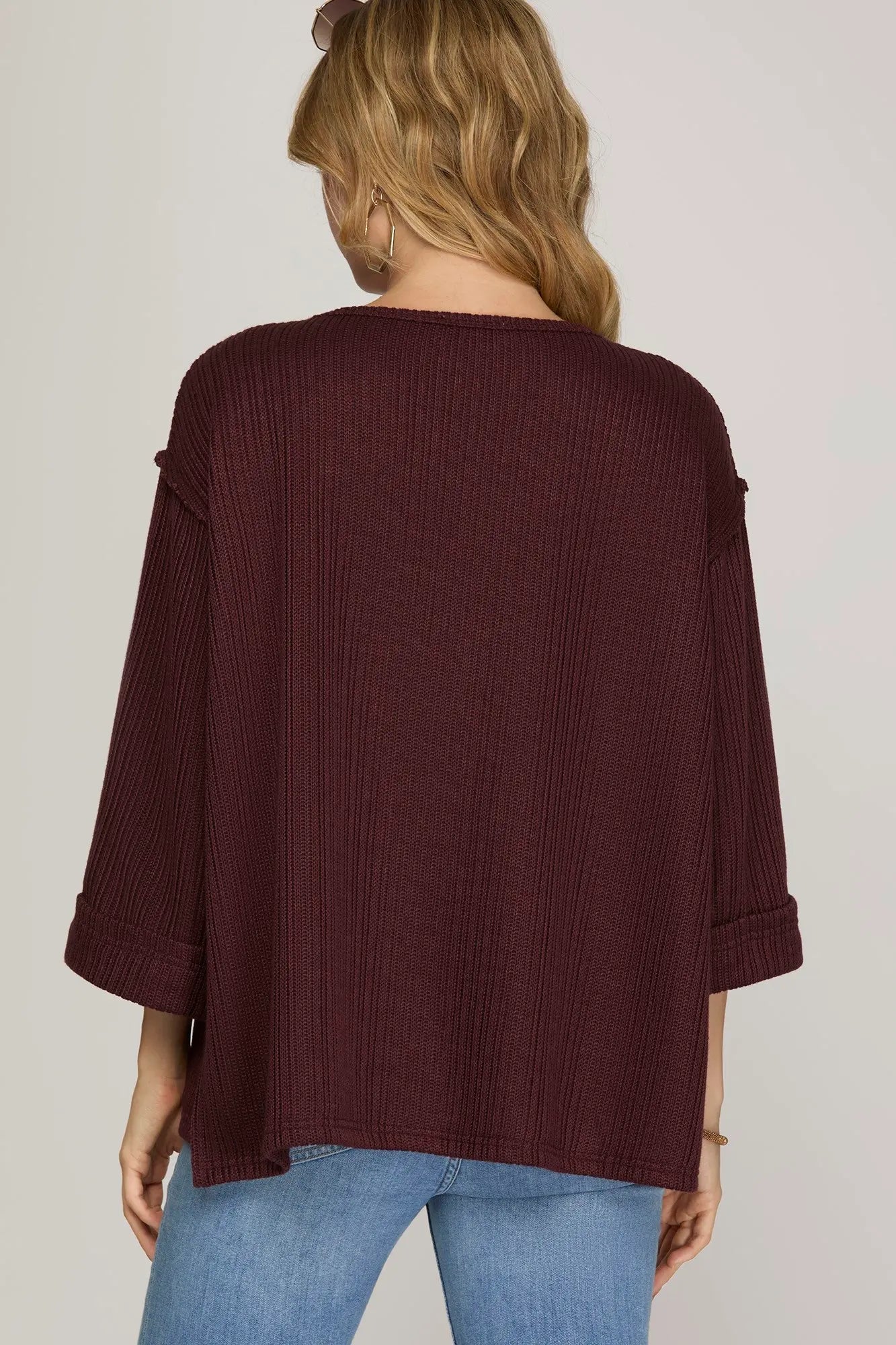Plum crazy cute top