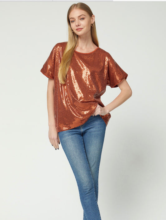 Sequined top